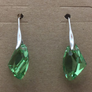 Swarovksi elements Galactic Vertical Pendant green